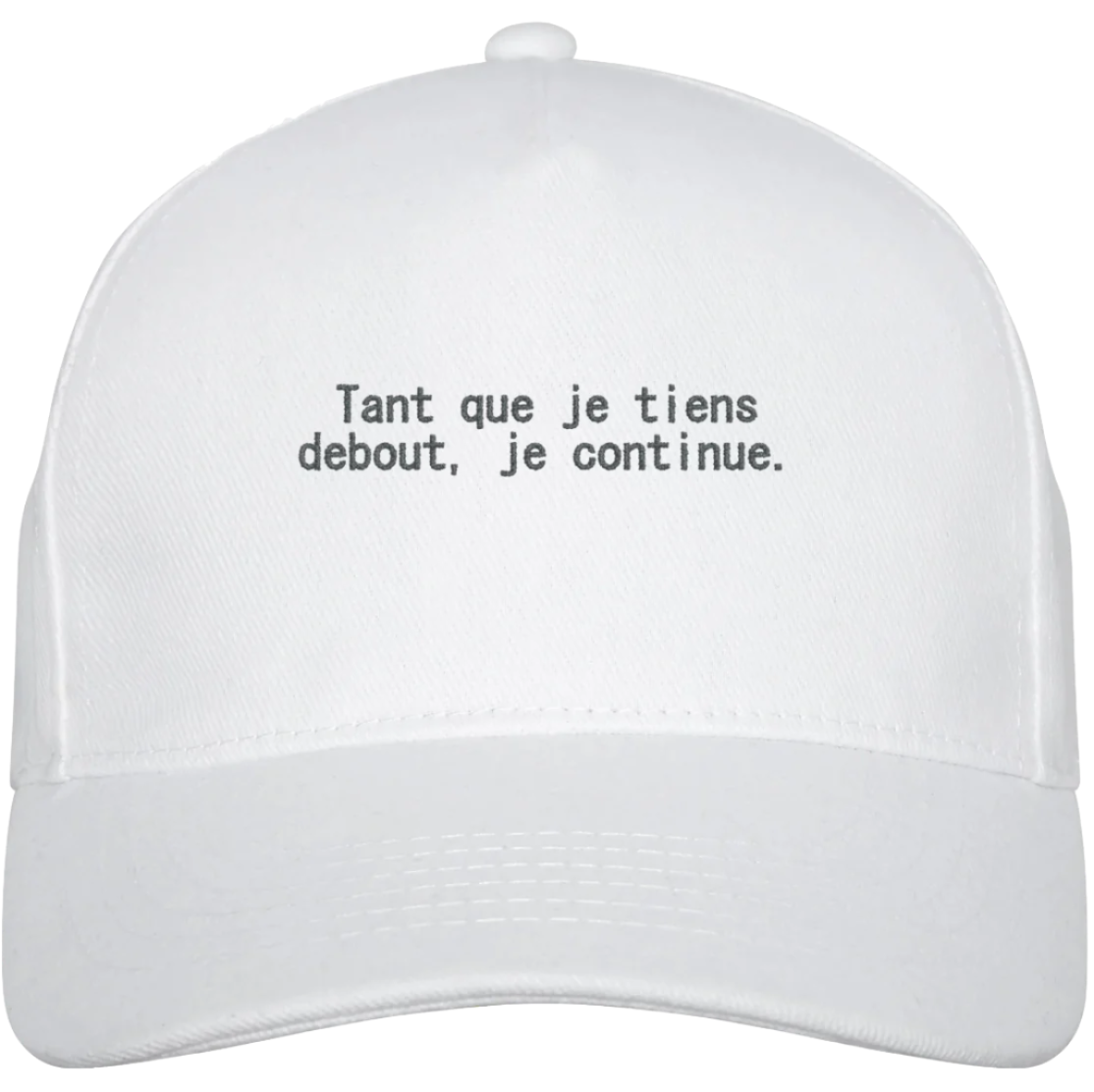 Casquette Tant que je tiens debout, je continue